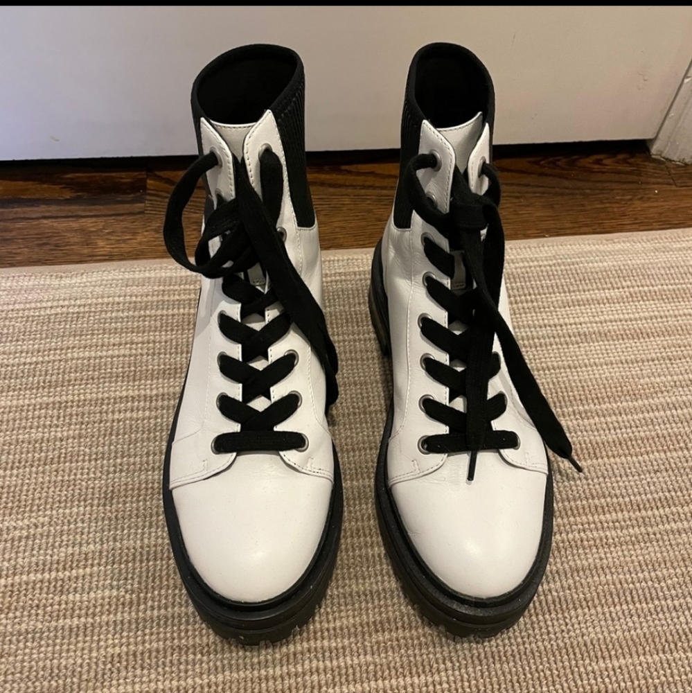 Kenneth Cole Waterproof Combat Boots NWT